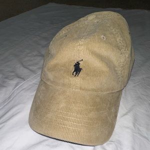 Polo Ralph Lauren X ASOS Exclusive Collab Tan Corduroy Baseball Cap